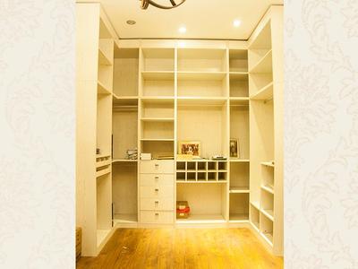 Ivory white solid wood wardrobe  DS-WD001