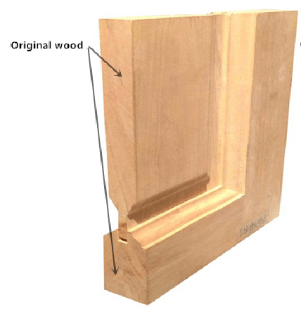 Desheng Wood Industry-Wrought Iron Decorative Double Swing Open Glass Door | Wood Door-1