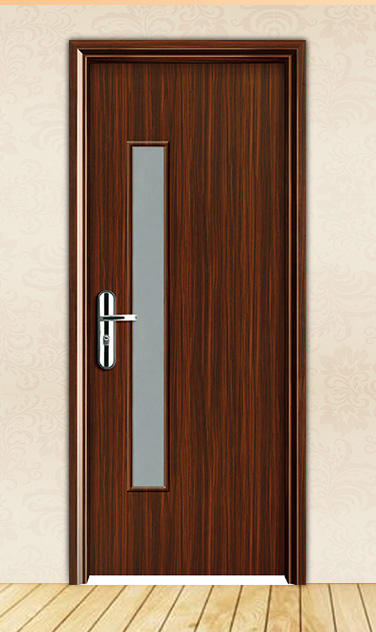 DS-FG07 stained glass panel door for bathroom and restroom