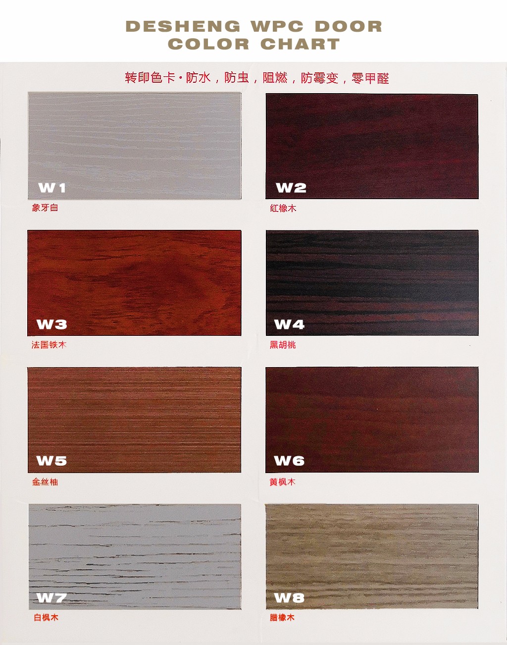 Desheng Wood Industry-Ancient Book Cover Kerf Cut Design Wpc Door Ds-w34 | Wpc Doors-9
